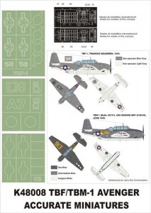 Montex K48008 TBM-1C Avenger  1/48