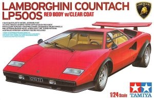 Tamiya 25419 Lamborghini Countach LP500S Red Body w/Clear Coat 1/24