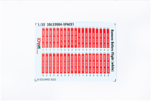 Eduard 3DL32004 Remove Before Flight (white) 1/32