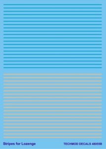 Techmod 48055 - Stripes for Lozenge (1:48)