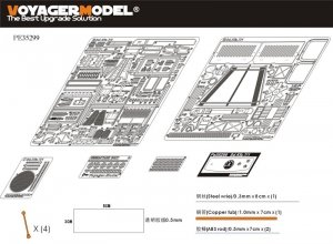 Voyager Model PE35299 WWII German Sd.Kfz.7/1 Part 1 For DRAGON 6525 1/35