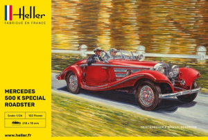 Heller 80710 Mercedes Benz 500 K Special Roadster 1/24