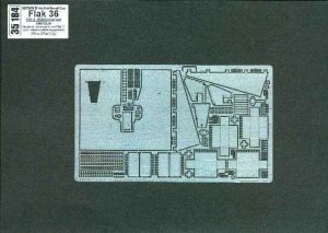 Aber 35184 German anti tank gun FLAK 36 - vol.2 - additional set - armour (1:35)
