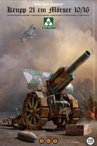 Takom 2032 WWI/ WWII GERMAN Krupp 21cm Morser 10/16 2 in 1