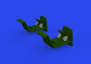 Eduard 648873 Bf 109E rudder pedals early PRINT 1/48