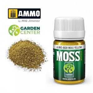 AMMO of Mig Jimenez 8828 MOSS Yellow 35ml