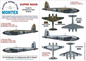 Montex K48174 DH 98 MOSQUITO VI 1/48