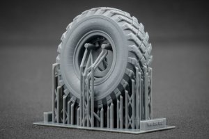 ScaleX WM 35016 GAZ Tiger V2 (with shield) Ordinary wheel set (for Meng) 1/35