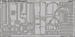 Eduard 36093 M-1134 ATGM blast panels 1/35 Trumpeter