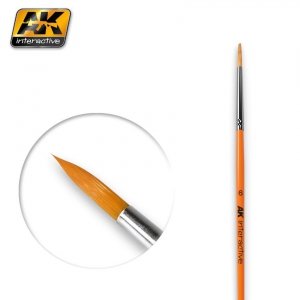 AK Interactive AK606 ROUND BRUSH 6 SYNTHETIC