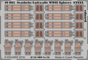 Eduard 49095 Seatbelts Luftwaffe WWII fighters STEEL 1/48