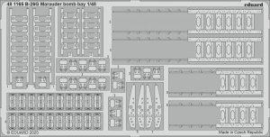 Eduard 481165 B-26G Marauder bomb bay ICM 1/48