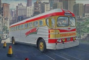 Roden 819 GMC PD-3751 “Silverside Trailwagon” Trailways Company 1/35