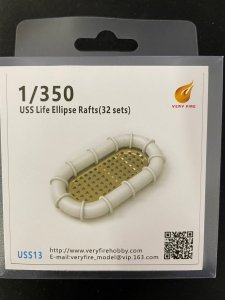Very Fire USS13 USS Life Ellipse Rafts ( 32 sets ) 1/350