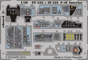 Eduard FE532 F-4C interior S. A. 1/48 Hasegawa