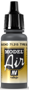 Vallejo 71315 Tyre Black