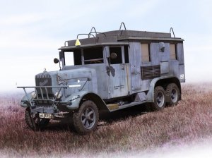 ICM 35467 Henschel 33D1 Kfz.72 WWII German Radio Communication Truck (1:35)