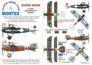 Montex K32202 ALBATROS D III 1/32