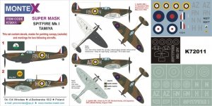 Montex K72011 SPITFIRE Mk I 1/72