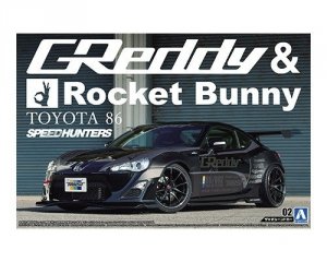 Aoshima 05094 ZN6 TOYOTA 86 12 GREDDY/ROCKET BUNNY 1/24