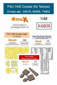 Omask X4809 F4U-1A/D Corsair O-max set for Tamiya 1/48