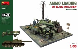 Miniart 36071 AMMO LOADING. SU-85, GAZ-MM and CREW. BIG SET 1/35