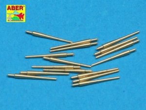 Aber 350L-28 Set of 16 pcs 102 mm Q.F. Mk.XVI barrels for Royal Navy ships (1:350)