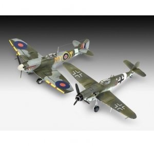 Revell 63710 Combat Set Messerschmitt Bf109G-10 & Spitfire Mk.V  1/72