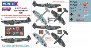 Montex K48233 SPITFIRE Mk XVI 1/48