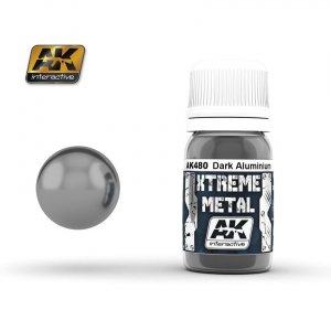 AK Interactive AK480 XTREME METAL DARK ALUMINIUM 30ml