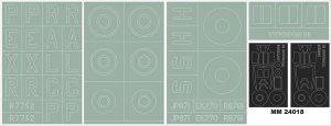 Montex MM24018 TYPHOON Ib CAR DOOR AIRFIX 1/24