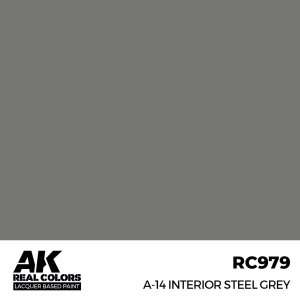 AK Interactive RC979 A-14 Interior Steel Grey 17 ml