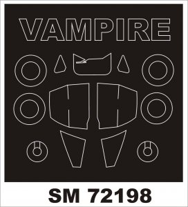 Montex SM72198 VAMPIRE T11 AIRFIX