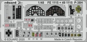 Eduard FE1115 P-38H 1/48 TAMIYA