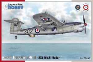 Special Hobby 72408 Fairey Barracuda Mk. III ASV Mk. XI Radar 1/72
