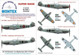 Montex K32145 Bf 109E-1 1/32