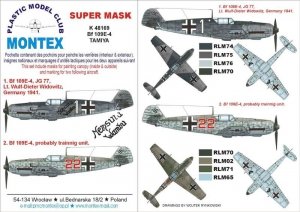 Montex K48169 Bf 109E-4 1/48