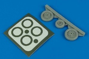 Aires 4416 MiG-17 Fresco wheels & paint masks 1/48 HOBBY BOSS