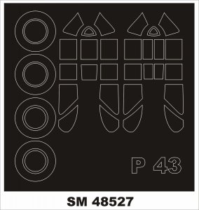 Montex SM48527 P-43 Lancer 1/48