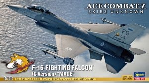 Hasegawa SP610 Ace Combat 7 Skies Unknown F-16 Fighting Falcon (C Version) Mage 1/72