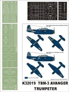 Montex K32019 TBF-3 Avenger 1/32