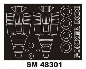 Montex SM48301 Fokker XXI (Wasp Engine) SPECJAL HOBBY
