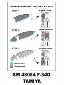 Montex SM48084 F-84G TAMIYA