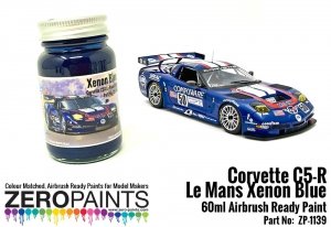 Zero Paints ZP-1139 Corvette C5-R Le Mans Xenon Blue Paint 2003 - 60ml