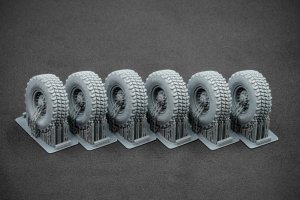 ScaleX WM 35012S HIMARS V2 Sagged wheel set (for Trumpeter) 1/35