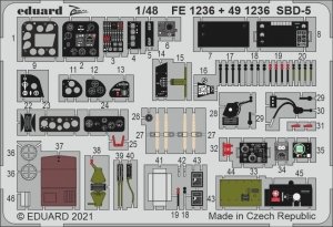 Eduard 491236 SBD-5 REVELL 1/48