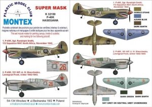 Montex K32150 P-40K 1/32