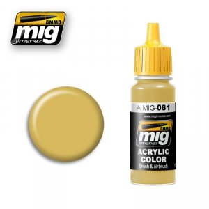 AMMO of Mig Jimenez 0061 Warm Sand Yellow