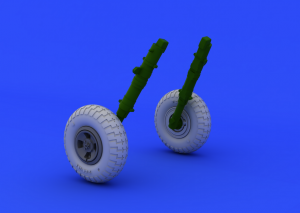 Eduard 648118 Spitfire wheels - 4 spoke w/ pattern 1/48 (EDUARD)