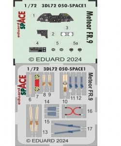 Eduard 3DL72050 Meteor FR.9 SPACE AIRFIX 1/72